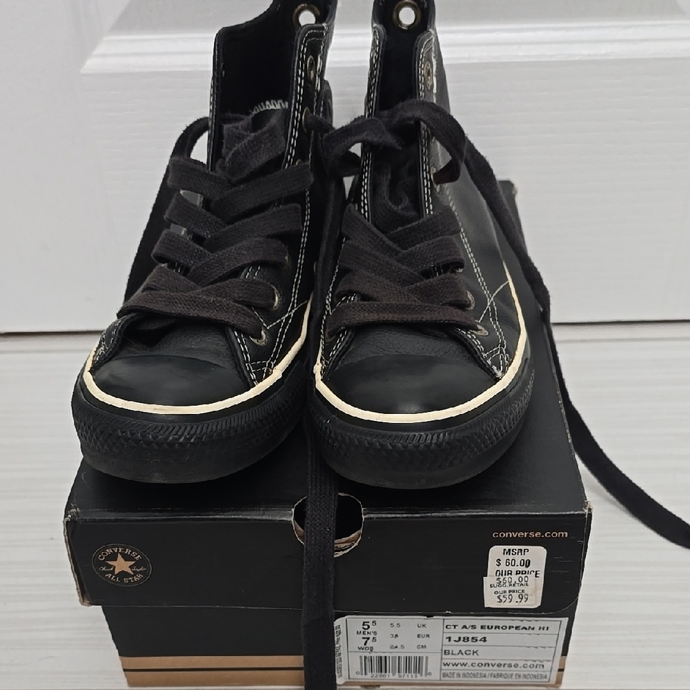 Converse Black High-Top Sneakers